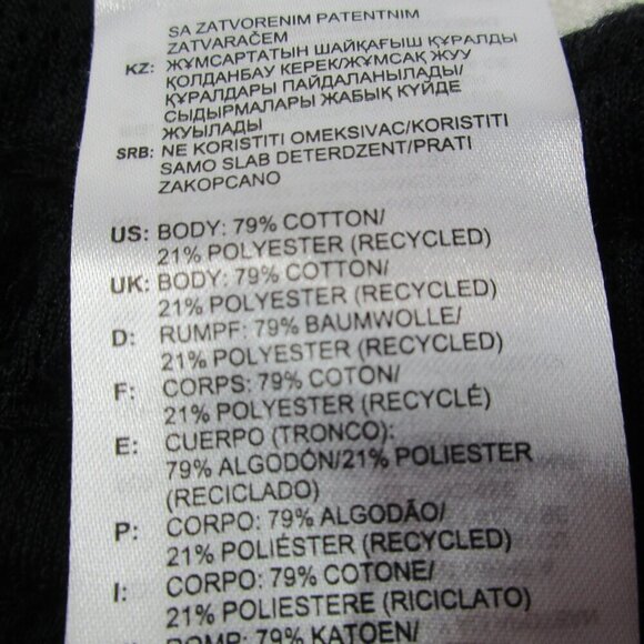 Adidas Sweatpants‎ Men's Large Black 3 Stripes Fleece Lined Ankle Zip Drawstring - Picture 7 of 11